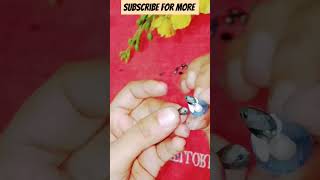 creative finger ring 💍 making at home subscribe for more diy shortvideo [upl. by Aharon7]