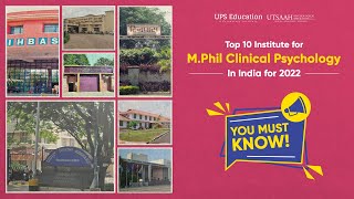 Top 10 RCI Approved Institute for M Phil Clinical Psychology in India 2022 [upl. by Netloc]