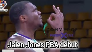 Jalen Jones PBA debut vs Meralco Bolts pbaseason49 pbahighlights [upl. by Donal]