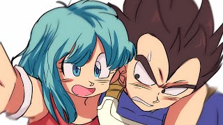 Vegeta X Bulma  Photo Of Love DBZ Comic Dub [upl. by Buehrer]