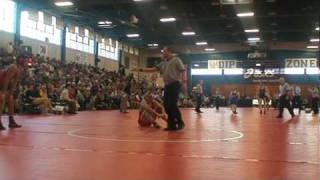 200708 Cornell Wrestling EIWA Tournament Adam Frey vs Mark Savino Brown [upl. by Akinyt]