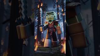 Fire Immune Character in Minecraft  Easy Minecraft Survival shorts viralvideo minecraft [upl. by Erodeht622]