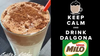 THE BEST DALGONA MILO I Quick and Easy Recipe I Castros Kitchen [upl. by Notgnihsaw]