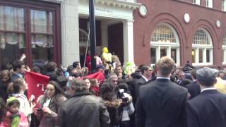 Hasty Pudding Parade  Harvard Square [upl. by Yesnyl507]