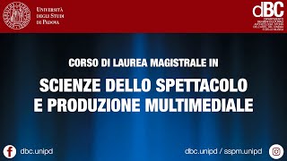 Presentazione Corso di laurea magistrale quotScienze dello spettacolo e produzione multimedialequot 2024 [upl. by Yatnwahs68]