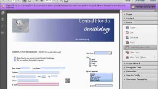 Acrobat X  Collecting And Tracking Form Data  Tutorial [upl. by Nerraj867]