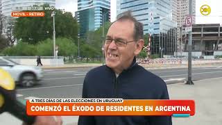 Viajes de residentes uruguayos en Argentina a 3 días de las elecciones en Uruguay │LPELDM│ 251024 [upl. by Analart]