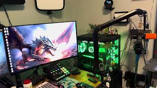 2024 Updated Gaming  Streaming setup room tour [upl. by Grosberg]