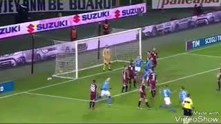 Auriemma Pazzo Per Hamsik  Torino  Napoli 1  3 Highlights [upl. by Ojiram185]