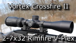 Vortex Crossfire II 27x32 Perfect 22LR Scope “Rimfire VPlex” model [upl. by Antin]