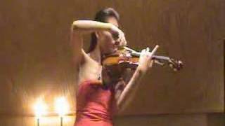 Violinist Tina Chen performs Waxman Carmen Fantasy part 1 [upl. by Xyla556]