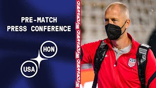 PREMATCH PRESS CONFERENCE Gregg Berhalter  USMNT vs Honduras  Feb 1 2022 [upl. by Rekrap215]