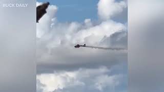 Fire rescue helicopter crashes into apartment complex 2 dead [upl. by Harte855]