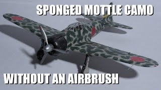 How to make a mottle camo pattern without an airbrush first method [upl. by Anasxor]