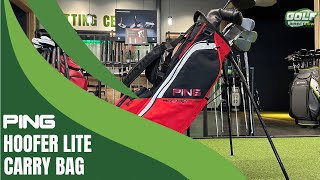 2024 PING Hoofer Lite 4Way Golf Carry Bag Overview [upl. by Zug]