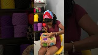 Unstoppable with crocheting Granny square backpack  made with love crochet [upl. by Duffie]