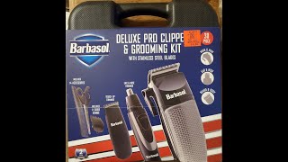 Barbasol Deluxe Pro Clipper amp Grooming Kit with Stainless Steel Blades Review [upl. by Greenfield]