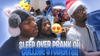 CAN WE SLEEP OVER🥰 PRANK ON COLLEGE GIRLS FORT VALLEY STATE UNIVERSITY [upl. by Hahn185]