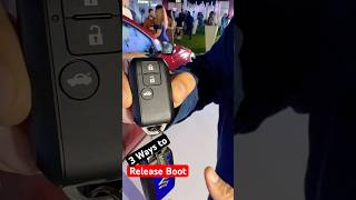 3 ways to open boot of New Gen Maruti Dzire dazzlingnewdzire marutisuzukidzire carblogindia [upl. by Aanas218]