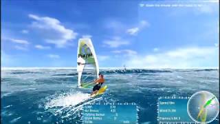 ウインドサーフィンのシュミレーションゲーム Windsurfing MMX demo [upl. by Grevera]