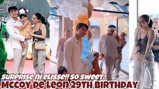 MCCOY DE LEON 29TH BIRTHDAY 😍 NAGULAT SA SURPRISE NI ELISSE JOSON PLUS BONDING SA EK WITH RIDES [upl. by Edric336]