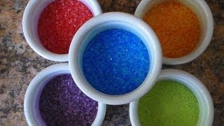 How to make Glitter or Colored Sand Easy amp Quick DIY [upl. by Indihar]