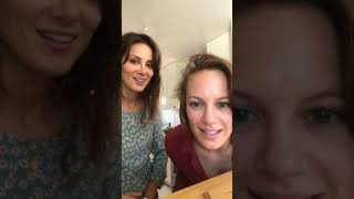 Danielle Savre and Stefania Spampinato IG live 31072020 [upl. by Offen]