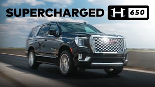 Supercharged Yukon Denali Sounds EXQUISITE  H650 Upgrade by Hennessey [upl. by Uwkuhceki]