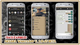 AKSARA WhatsApp V 21965 BETA  KEREN BANGET Anti Expired [upl. by Ahsauqram328]