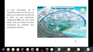 Séance 1 Hydrogéologie lst Eau et Environnement FST Marrakech [upl. by Salot]