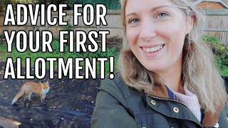 ADVICE FOR YOUR FIRST ALLOTMENT PLOT  ALLOTMENT GARDENING FOR BEGINNERS [upl. by Tyree]