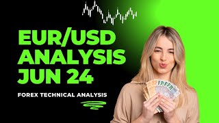 EUR USD Daily Analysis for June 24 2024 by Nina Fx [upl. by Bernarr]