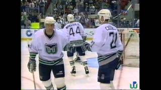 Hartford Whalers Final Game  Entire Game [upl. by Marchal]