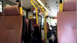 20141223 Dennis Trident Euro2 with Voith gearbox  NICE Retarder sound [upl. by Attennaej]