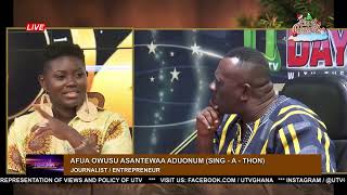 Afua Asantewaa Singathon UTV DAY WITH THE STARS [upl. by Daj]