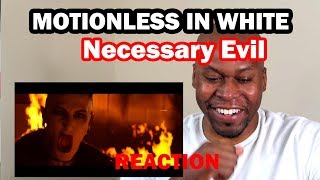 MOTIONLESS IN WHITE  NECESSARY EVIL REACTION VIDEO Happy Birthday Layla [upl. by Aniv]