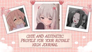 Aesthetic and Cute decal idProfile pics For Royale High Journal [upl. by Nnywg]