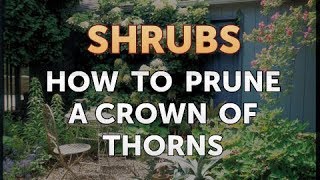 How to Prune a Crown of Thorns [upl. by Coulson730]