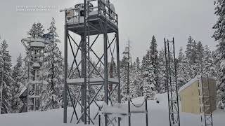 Snowiest Day of the Season Recorded in Californias Sierra Nevadas [upl. by Nerral368]