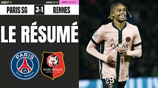 PSG Rennes 31 Le Résumé  Ligue 1 20242025 [upl. by Atikaj]