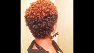 AWESOME Perm Rod Set on Natural Hair No Heat [upl. by Eeleak]