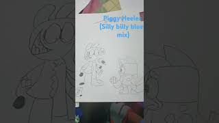 Piggy Heeler silly Billy Bluey mix ftElchico9 [upl. by Anerul]