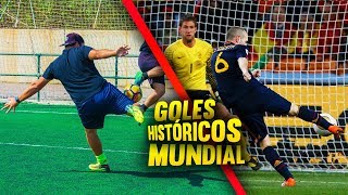 ¡LOS GOLES MÁS HISTORICOS MUNDIAL RETO FÚTBOL [upl. by Garibold]