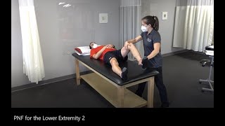 PNF Proprioceptive Neuromuscular Facilitation for the Lower Extremity [upl. by Noirb]