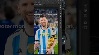 How to Remove Watermark in Photoshop  Photoshop Tutorial shorts photoshop [upl. by Ring454]