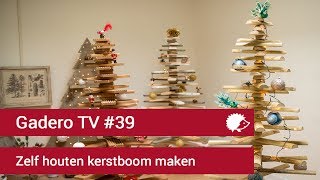 39 Houten kerstboom maken 🎄 DIY [upl. by Anizor]