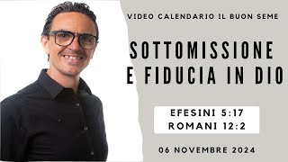 06 NOVEMBRE 2024 Calendario cristiano IL BUON SEME [upl. by Enomal]