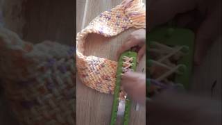 Knitting loom scarf knitting scarf loom [upl. by Milan]