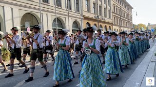 Oktoberfest 2024  Trachten und Schützenzug [upl. by Manoop120]