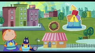 PBS Kids Game Build a City Shape Donut [upl. by Hewart]